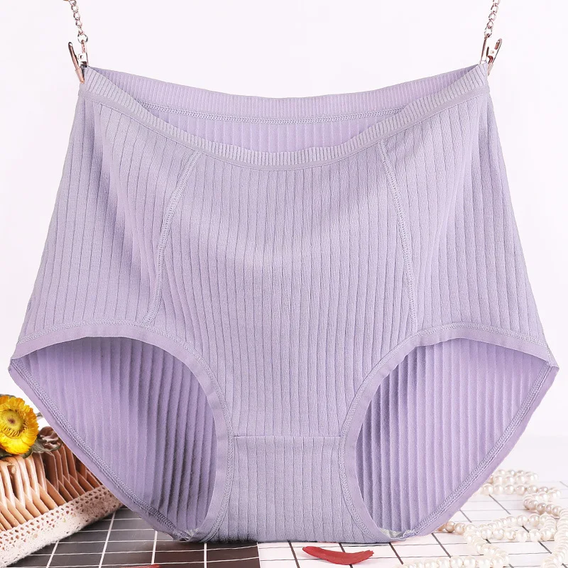 XL ~ 6XL женского нижнего белья нижнее белье размера плюс Трусики с высокой талией