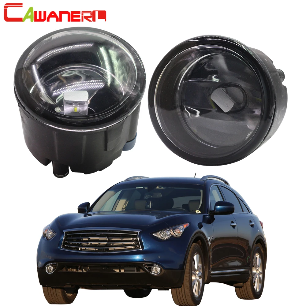 Cawanerl для 2006-2014 Infiniti QX QX50 QX56 QX70 Автомобильная противотумансветильник РА абажур + H11