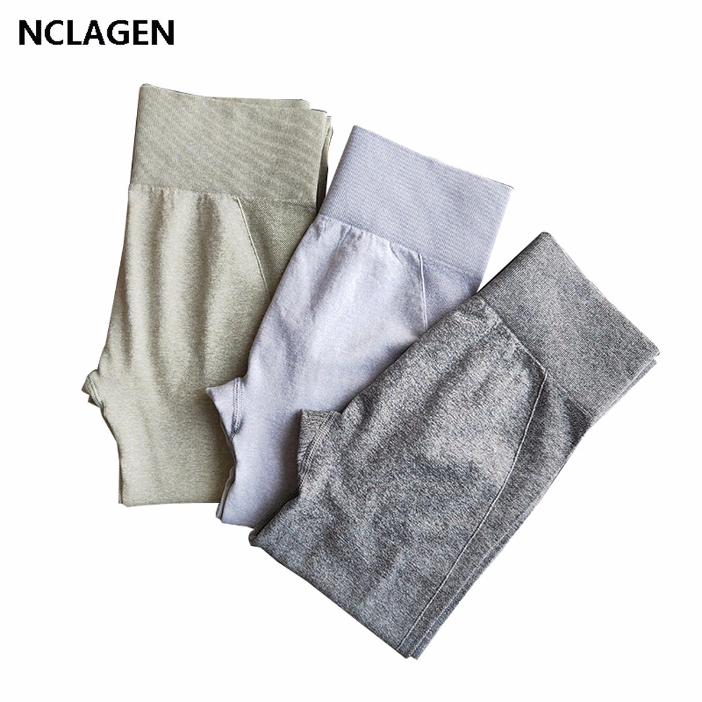 Леггинсы для занятий спортом женские штаны фитнесом йогой бесшовные леггинсы с