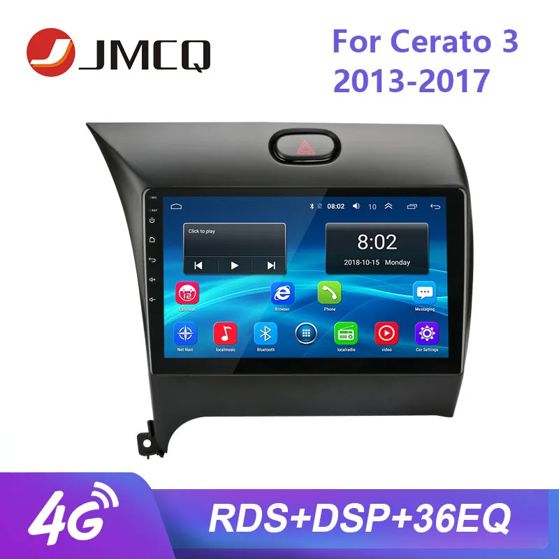 JMCQ 9 &quot4G Wifi для KIA Cerato 3 2013-2017 автомобильный Радио RDS Android плеер GPS навигация