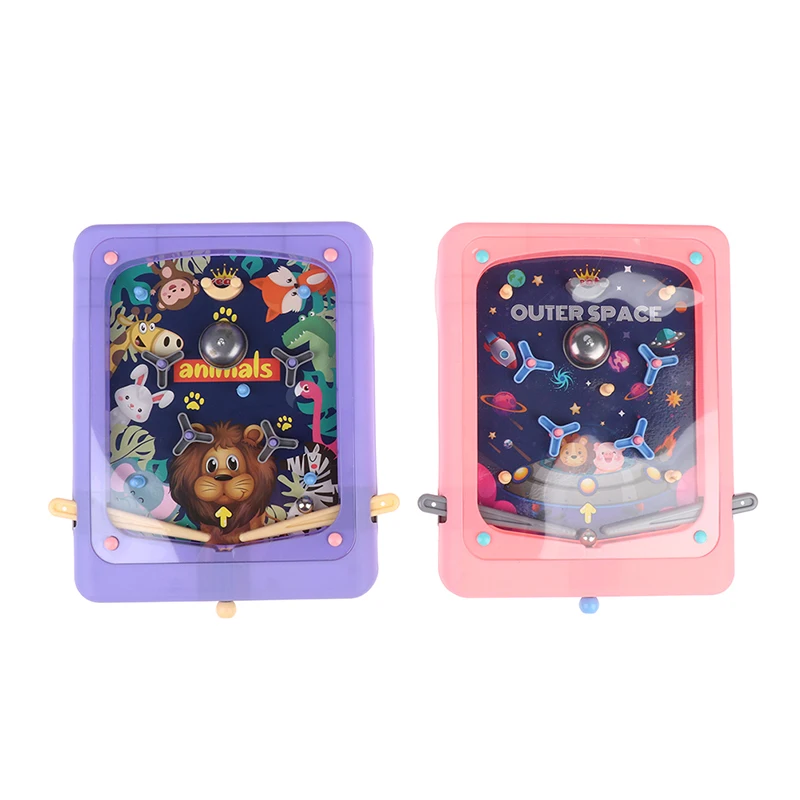 

1PC Children Pinball Games Desktop Pinball Game Machine Fun Parent-Kid Interactive Educational Toys