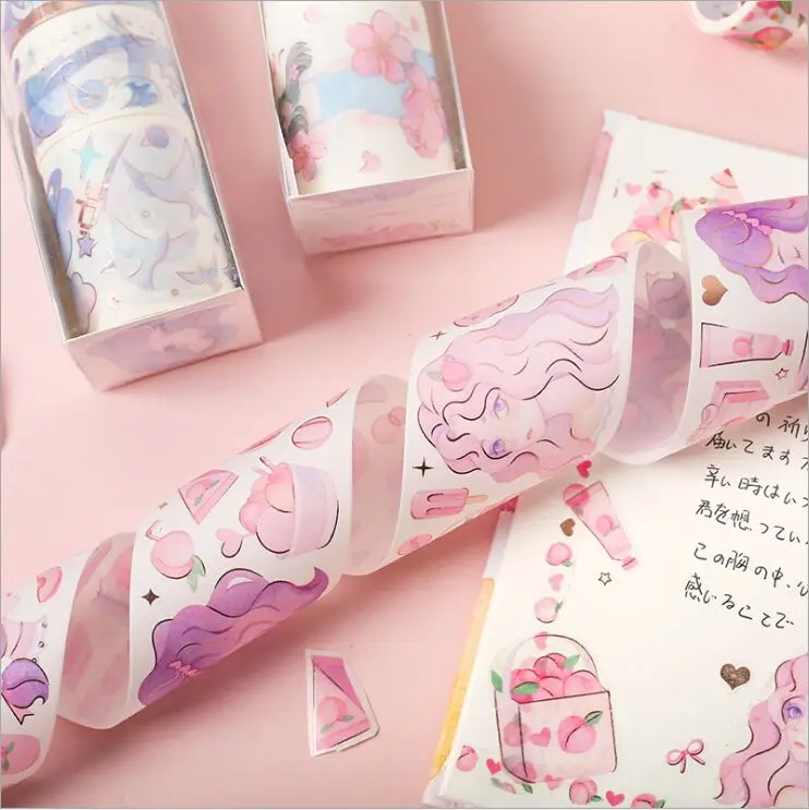 5 рулонов/пакет специальное масло Акварельные картины персик кран лента для