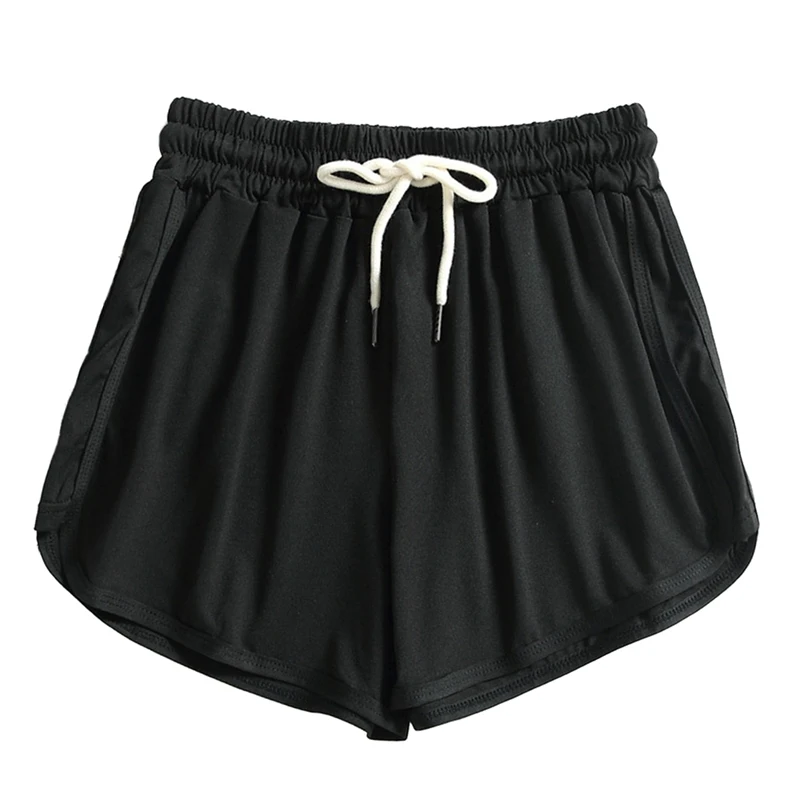 

Шорты женские с широкими штанинами, из хлопка и льна с завышенной талией, модные воздухопроницаемые тонкие дружелюбные Короткие штаны с Кул...