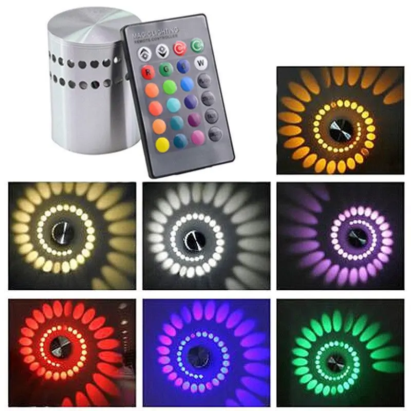 Акция! Разноцветный светодиодный светильник с RGB-подсветкой | Лампы и освещение