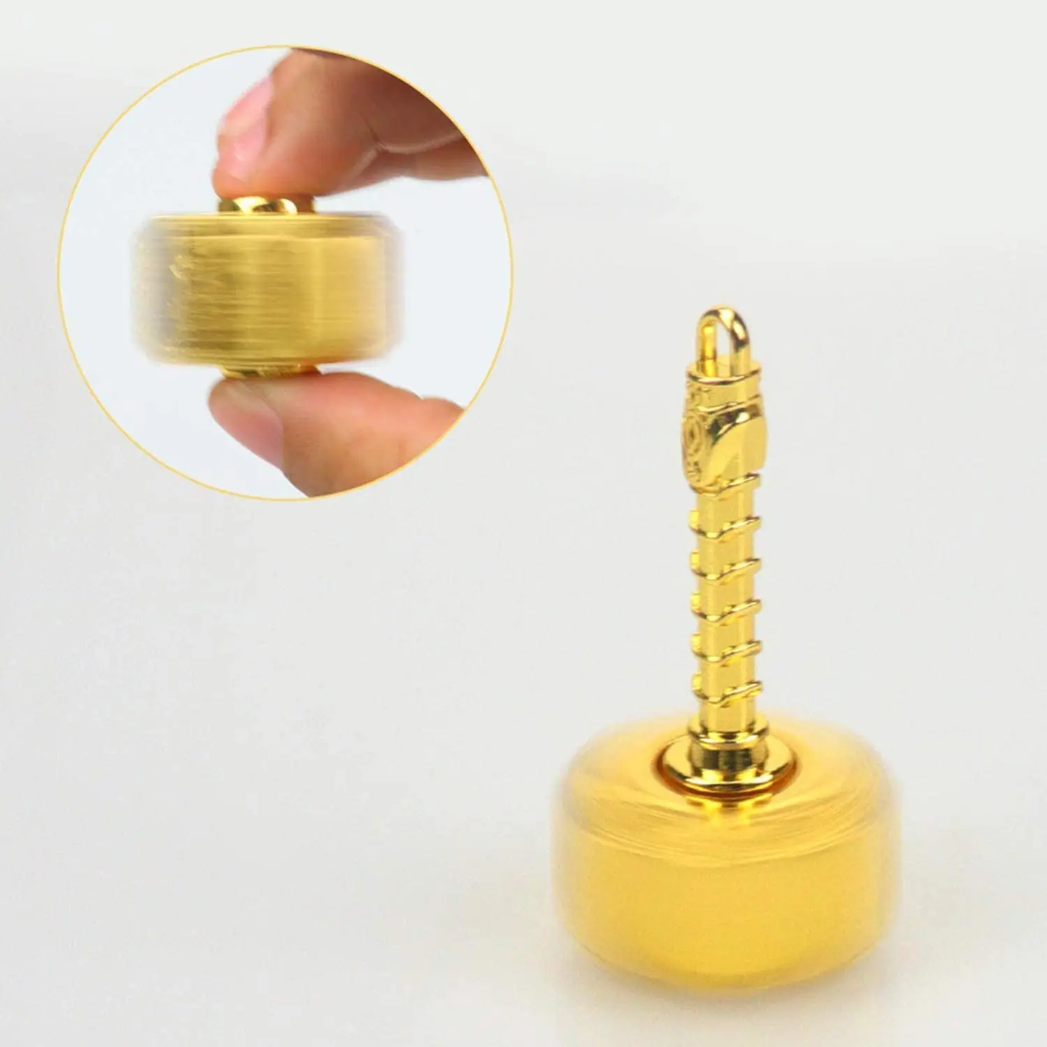 

Fidgeting Cool Hammer Fidget Hand Finger Spinners Metal Chain Focus Toys Stress Relief Xmas Gift For Kids Adults (2PCS)