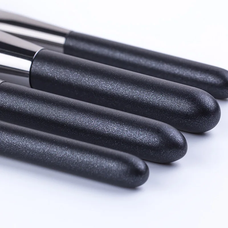 

10Pcs Black Hight quality luxury professional Makeup Brush Set Eye Nasal shadow Blush powder Make up Brush tool kit with Bag