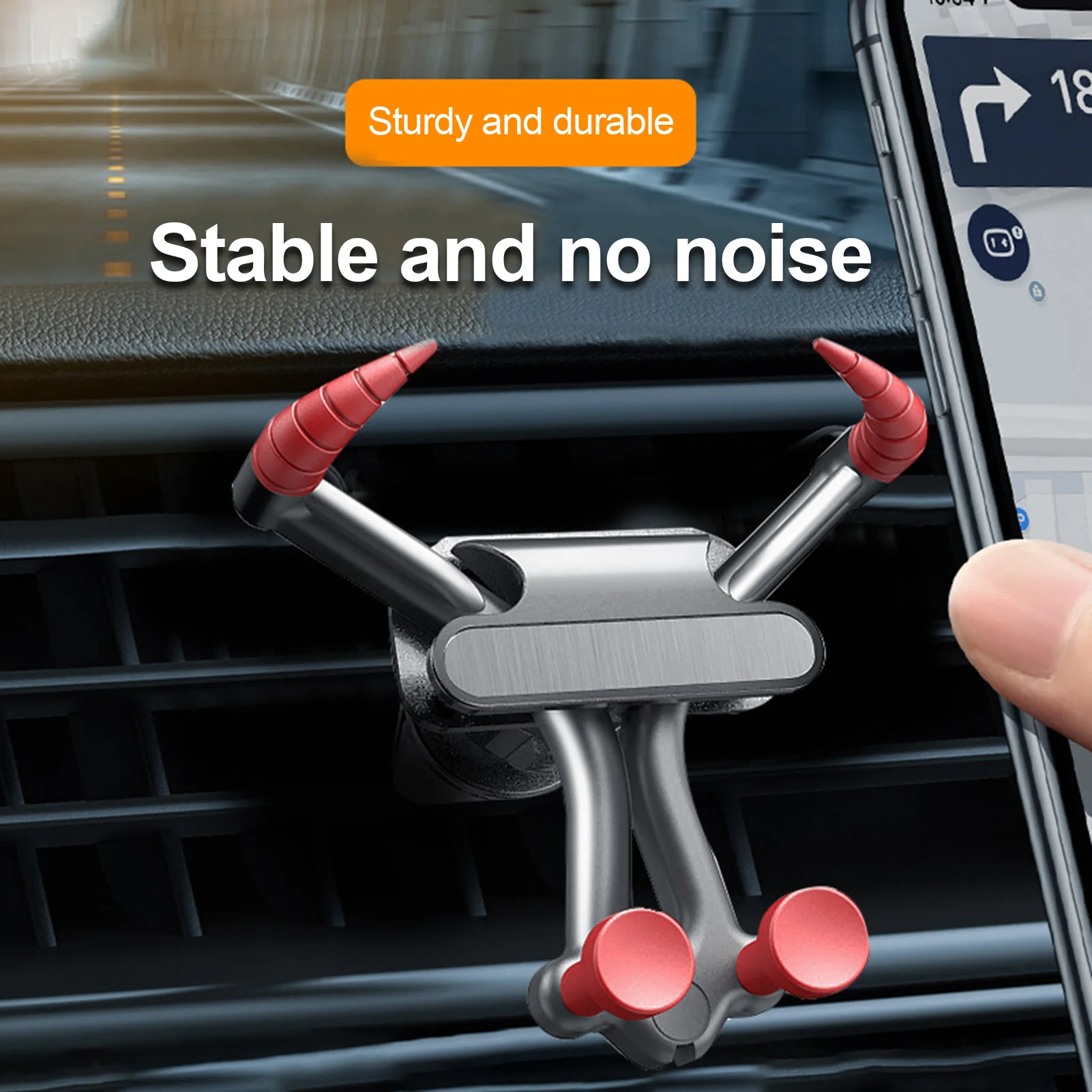 

Car Mount Car Phone Holder Ox Year Multi-purpose Navigation Bracket For IPhone 11 XS X XR 7 Samsung Huawei