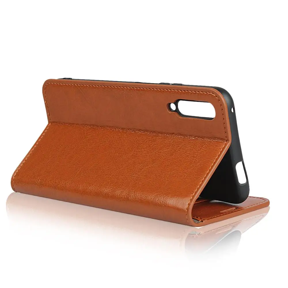 Ультратонкий чехол-книжка из натуральной кожи для Huawei Honor 9X 8X 7X 6X Pro Max