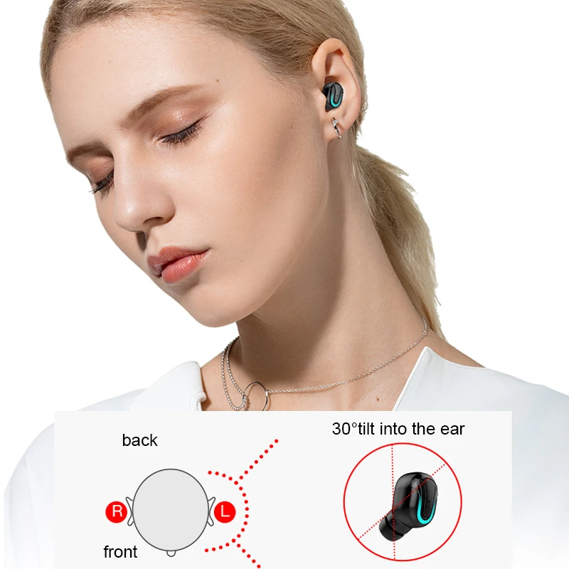 Беспроводные стереонаушники Twinbuys TWS Q32-1 bluetooth-гарнитура с микрофоном для Xiaomi Samsung