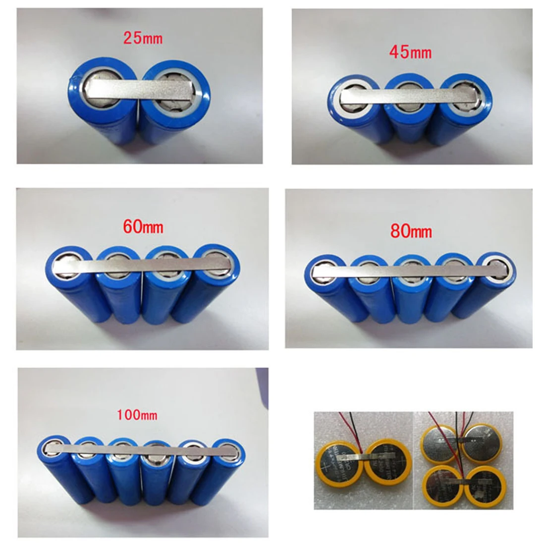 

2M 0.1x5mm nickel-plated tape strip compatible with spot welding machine, suitable for spot welding of Li 18650 battery