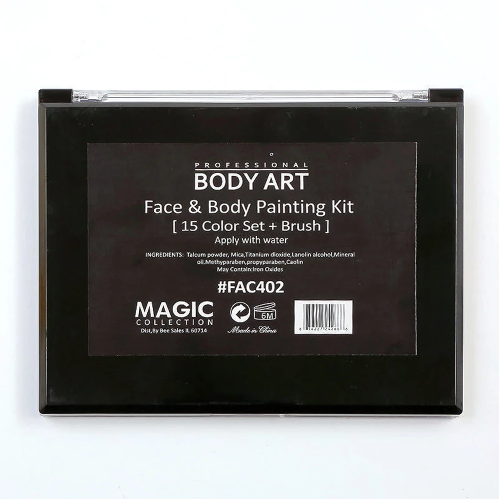 Блестящая краска на водной основе 15 цветов | Канцтовары для офиса и дома