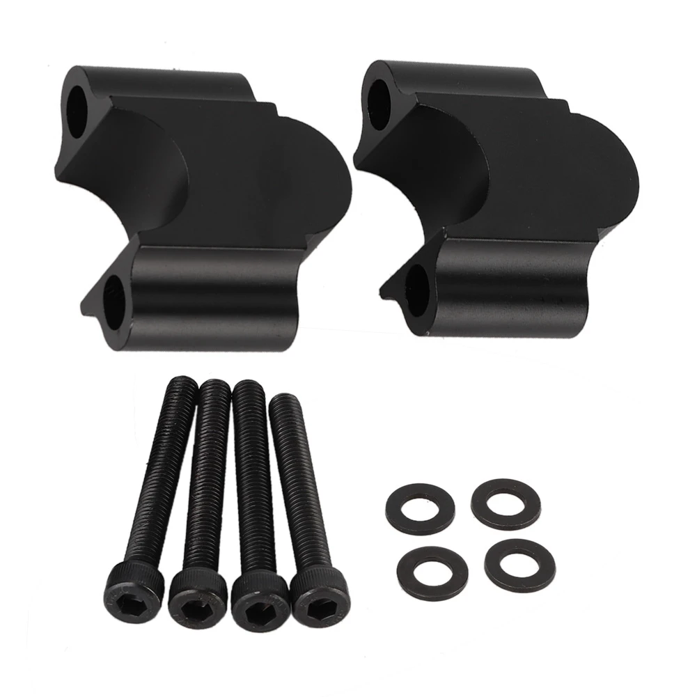 

Universal Aluminum Alloy Handbar Riser 7/8'' 22mm Motorcycle Handbar Rising Clamp(Black)