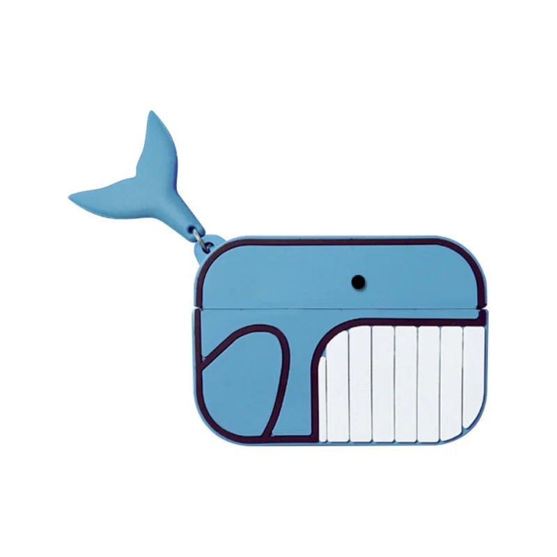 Силиконовый чехол для AirPods Pro противоударный с изображением рыбы клоун Кита