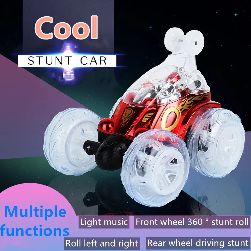 

Stunt Deformation Buggy Light Remote Control Car Stunt Car Toy Car Rollover Twist Car Double Sided Rc Car Electric Toys Gift