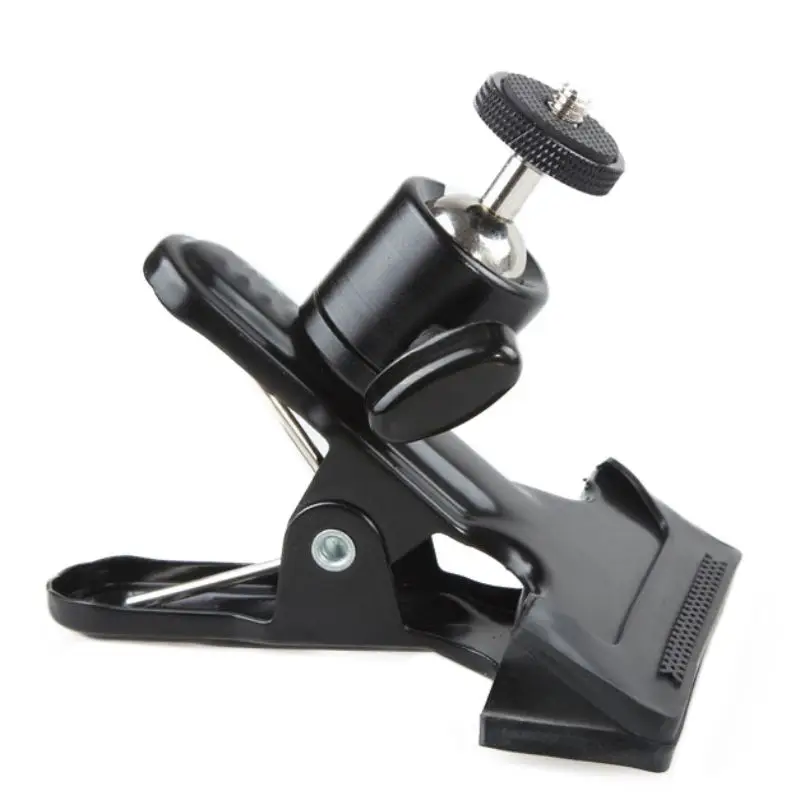 

Multifunctional Clip Tripod Heads Multi-Function Holder Mount With Standard Ball Head 1/4in Screw Clamp Photography Accessories