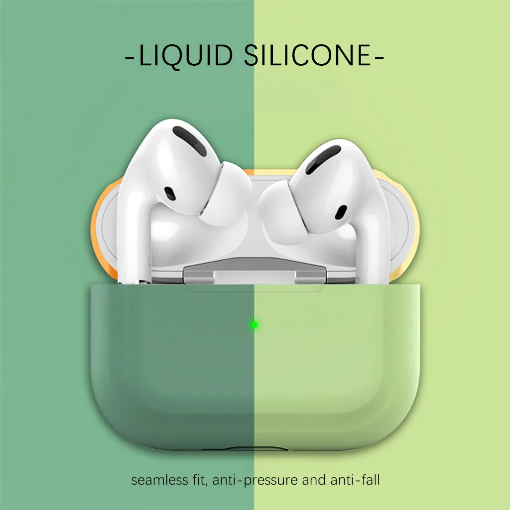 Силиконовый чехол для Airpods Pro беспроводной Bluetooth Apple наушников Air Pods 3 Fundas