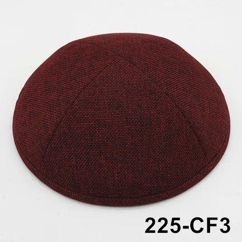 Если покупатель более 5 лотов(50 шт) будет скидка 10% Kippot Kippa Kippah Skullies Burlap 19 см yarmulkejean hat Skull - Цвет: 225CF3