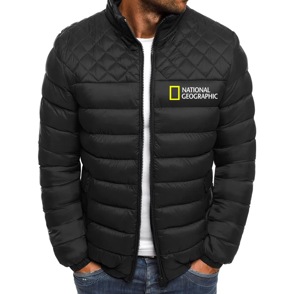 

National Geographic Jacket Mens Survey Expedition Scholar Top Jacket Mens Fashion Outdoor warm Clothing Funny windbreaker hoodie