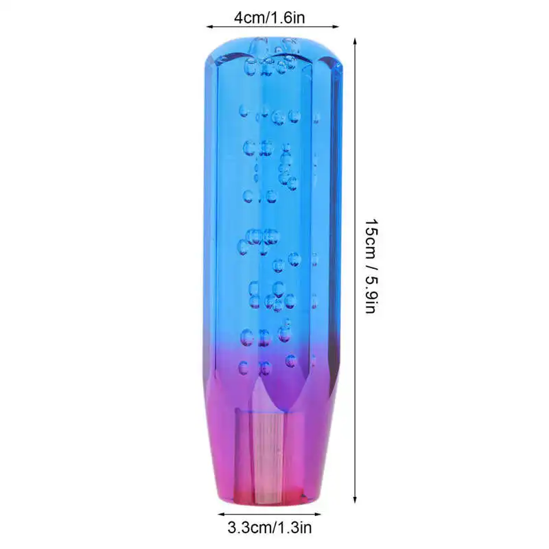 Универсальный рычаг переключения передач 5 9 дюйма Кристальный пузырь фиолетовый