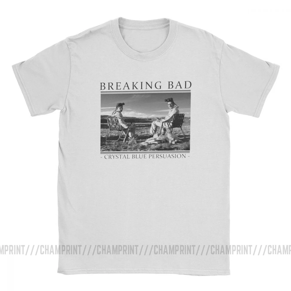 Футболка мужская с надписью во все тяжкие Забавный хлопковый топ изображением