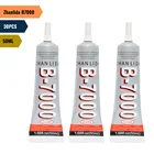 30 шт. Zhanlida B7000, 50 мл, прозрачная клейкая лента для ремонта рамок контактных телефонов, многофункциональная модель сделай сам с точным наконечником-аппликатором