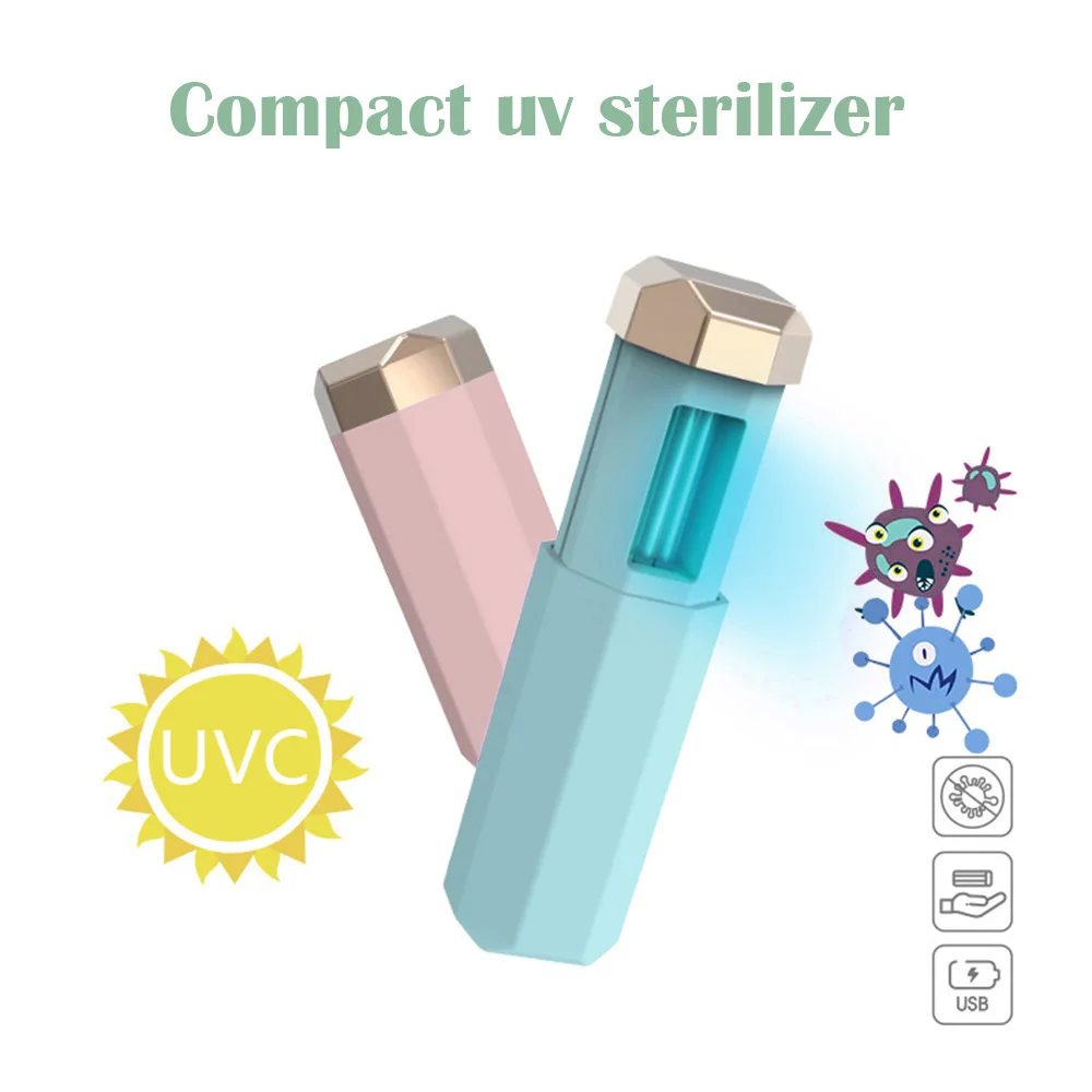 Портативная ультрафиолетовая бактерицидная лампа УФ для дезинфекции ручной