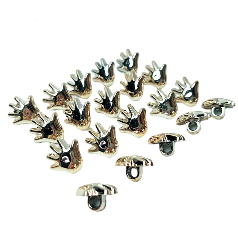 Рекламные Hl мм пластиковые Плакированные кнопки форме ладоней Швейные