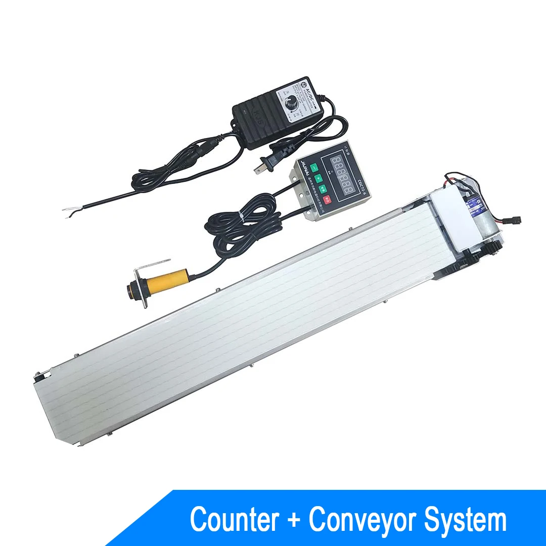 

Automatic Infrared Induction Counter Conveyor Belt DC24V 550mm Equipment Register Production Line Number Display