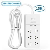 ntonpower us plug power strip multi socket surge protector 1080j extension socket outlet with usb for home office kitchen