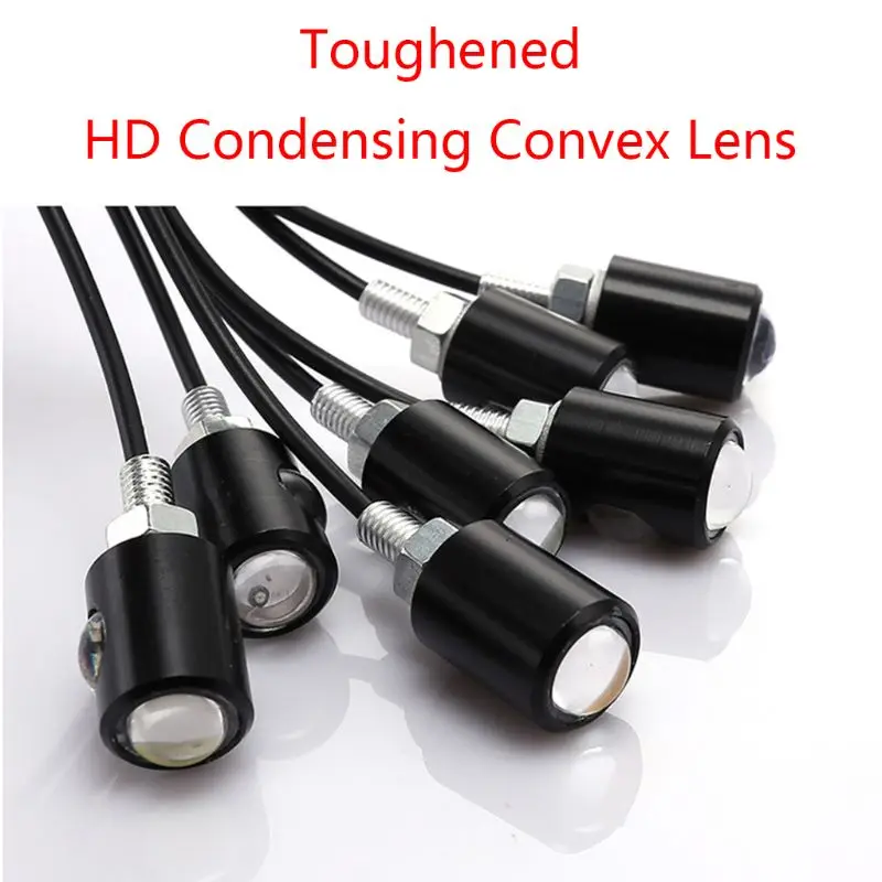 1 пара Универсальный светодиодный мини указатель поворота для номерного знака