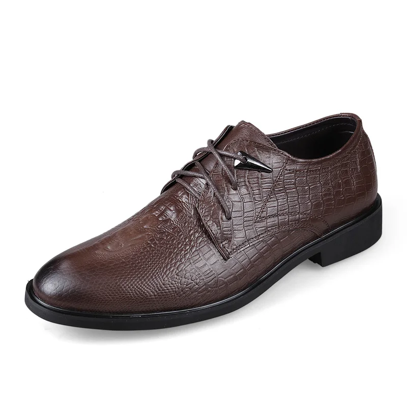 

Men Shoes outdoor brreathable Men's genuine leather Flats Shoes lace up Men Classic Oxford Shoes For Men New Fashion breathable