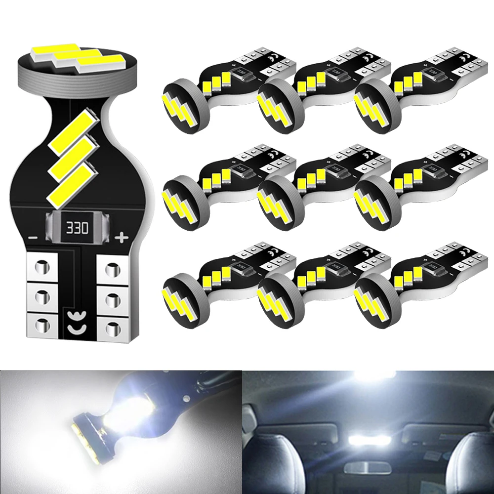 Can bus T10 W5W 194 168 2825 светодиодный светильник интерьер для BMW F10 F30 F20 E39 E46 E60 E90 X5 E53 Hyundai
