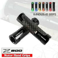 7822mm motorcycle accessories universal cnc aluminumrubber handle grips for kawasaki z800 z800e version 13 17