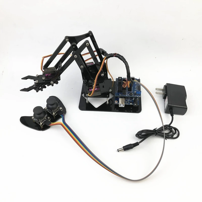 4DOF манипулятор для Arduino Роботизированный рычаг дистанционного управления Mg90S