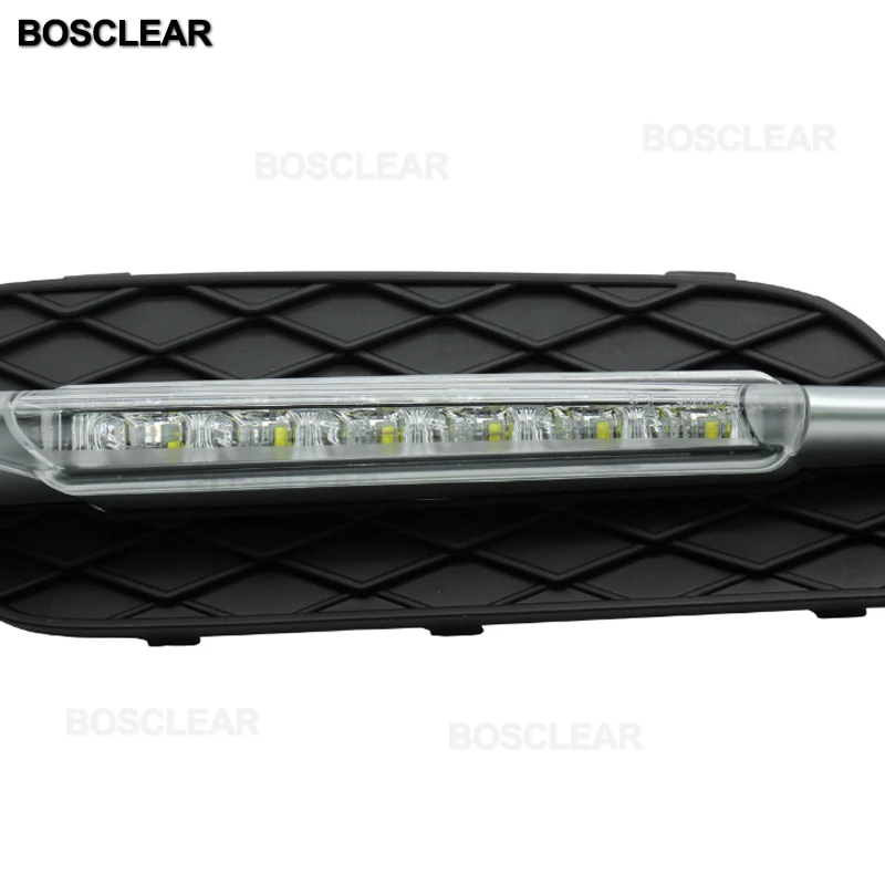 Дневные ходовые огни для BMW X5 E70 2007 2008 2009 2010 LED DRL дневной свет передний бампер