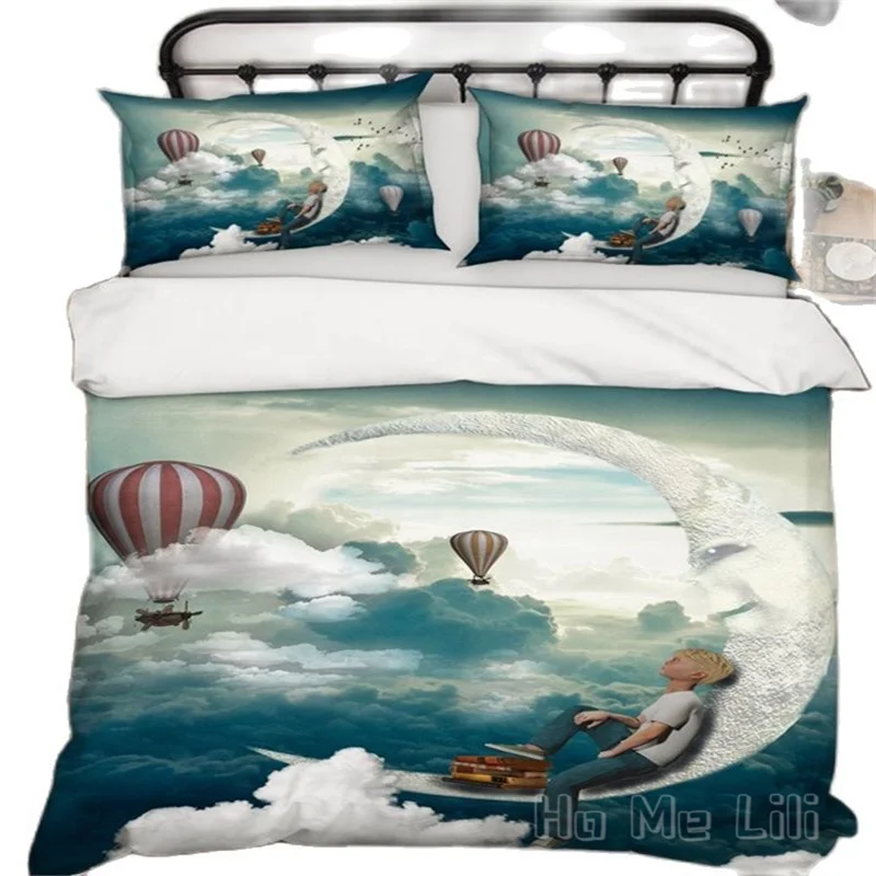 

3d-пододеяльник от Ho Me Lili, Комплект постельного белья с наволочками для мальчиков, девочек и подростков, без одеяла внутри