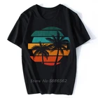 Футболка унисекс, белая, с принтом кокосового дерева