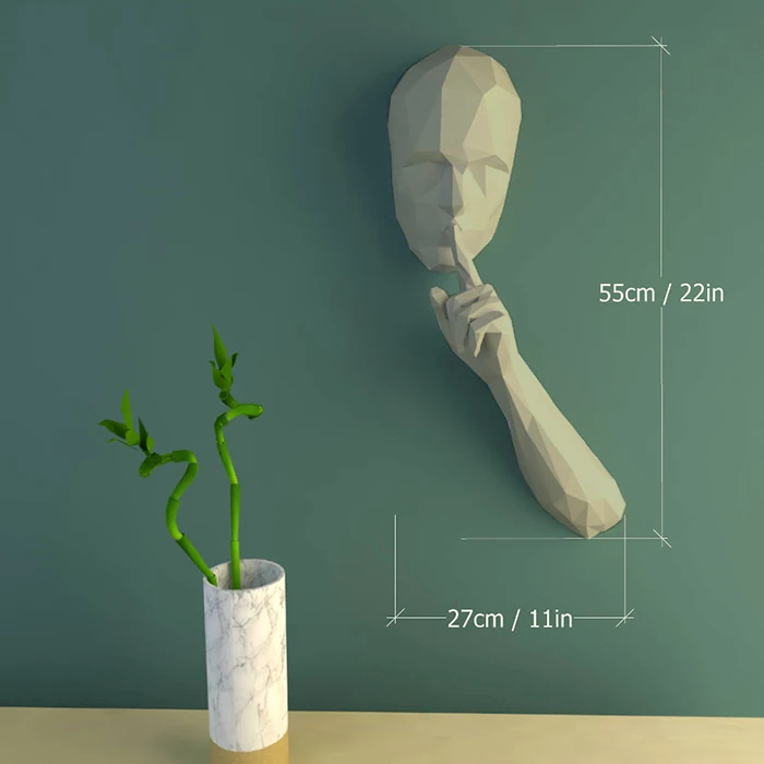 3D Бумага модели бесшумные при ходьбе человек ремесла домашнего библиотека