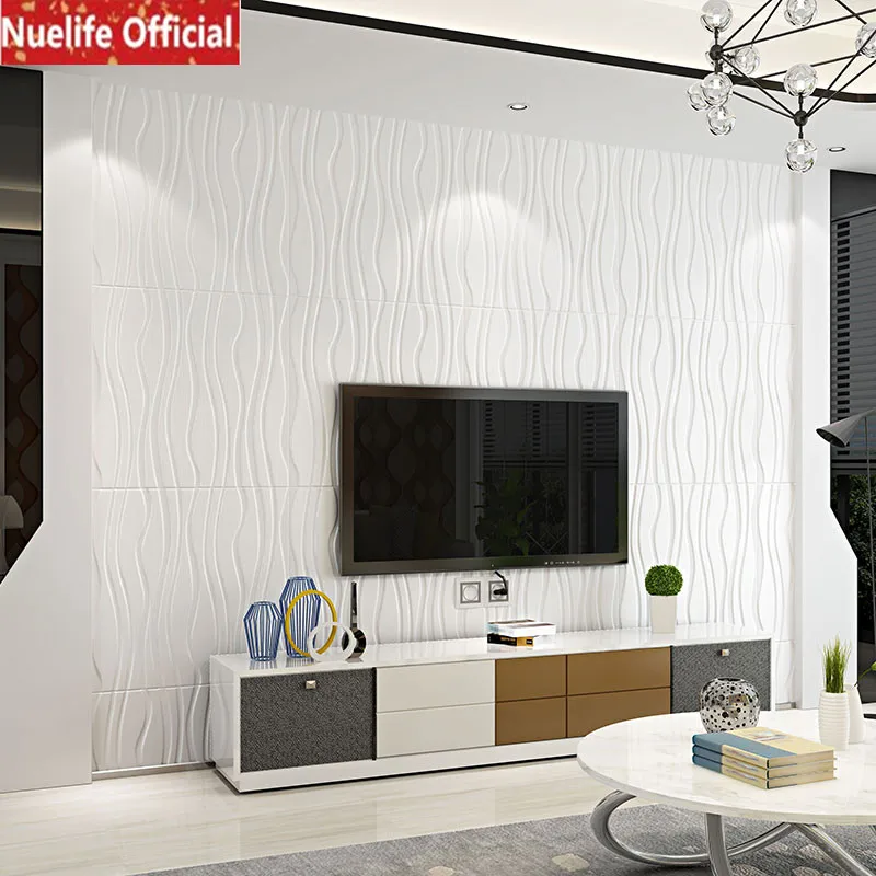 Обои самоклеящиеся 3d Волнистые настенные наклейки для спальни фон Настенные