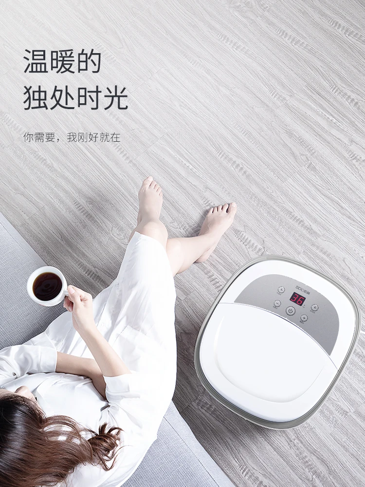 Ванна для ног Автоматическая ванна Электрический массаж Подогрев домашняя