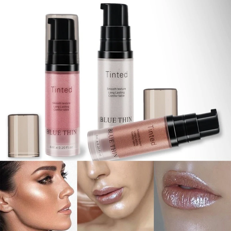 Макияж для лица жидкий хайлайтер крем осветитель Мерцание свечение Ки