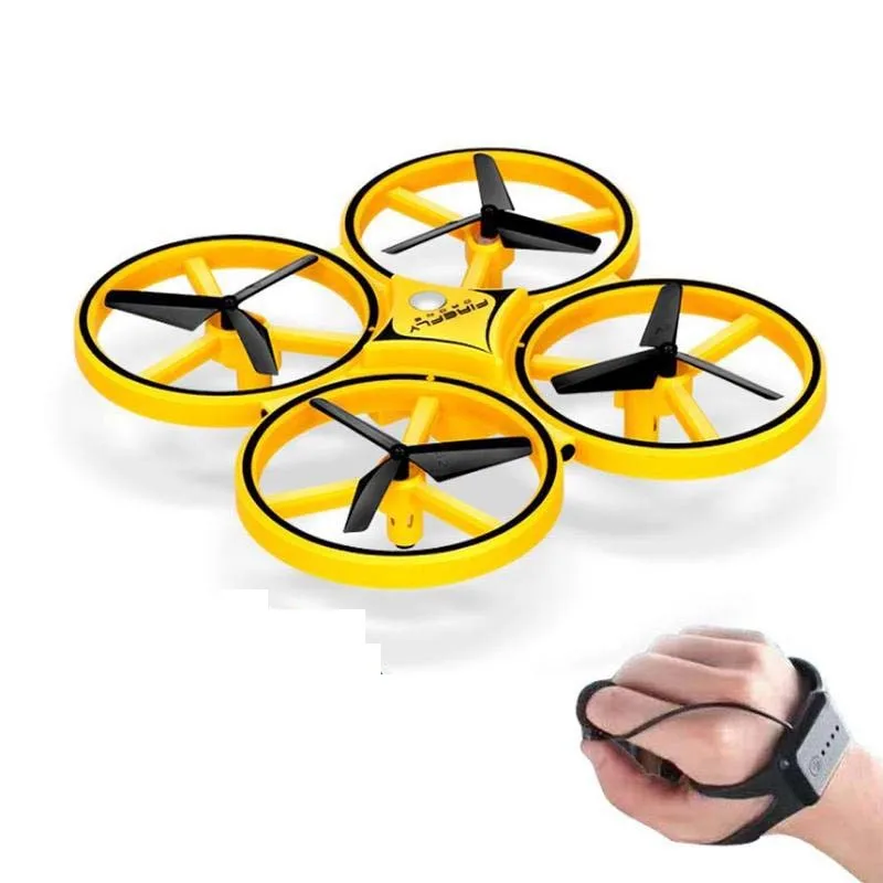 Gesture flying mini RC drone часы беспилотный интерактивный индукционный quadcopter