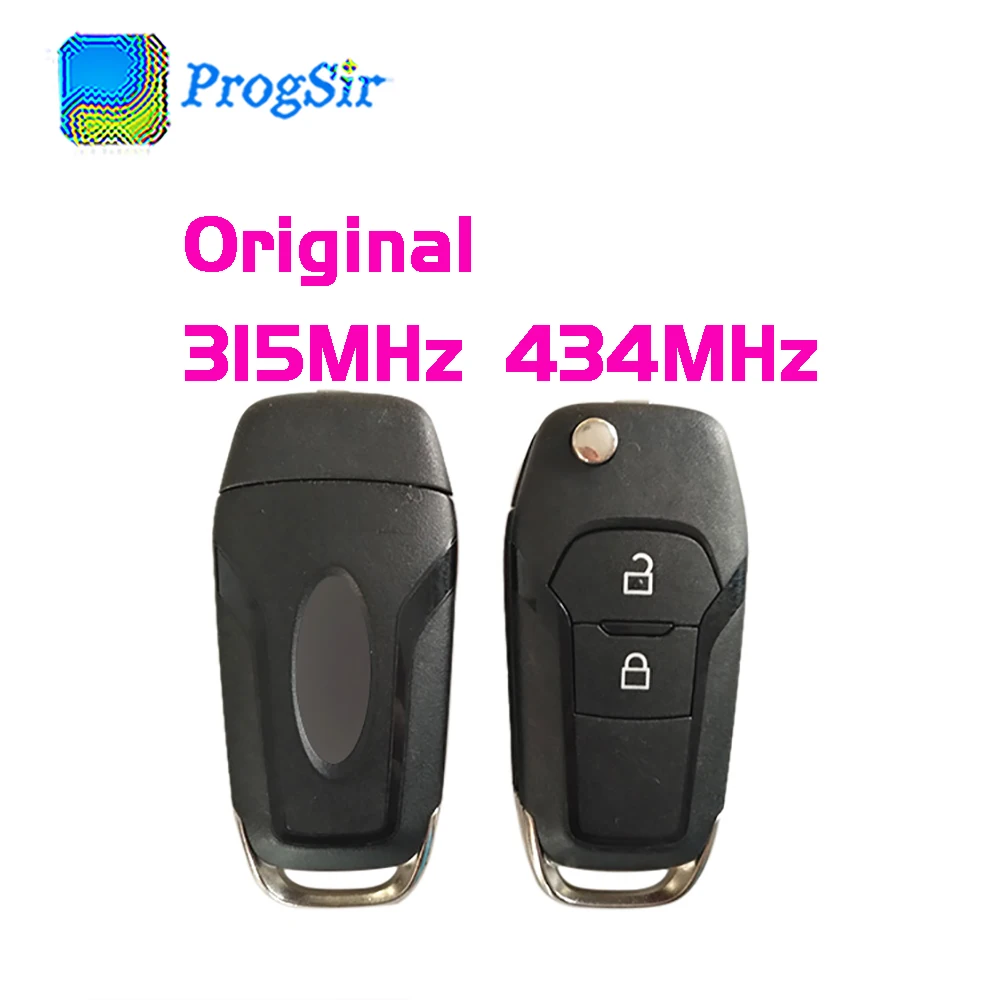 Оригинальный 2-кнопочный ключ дистанционного управления 315 МГц 434MH для Ford с чипом