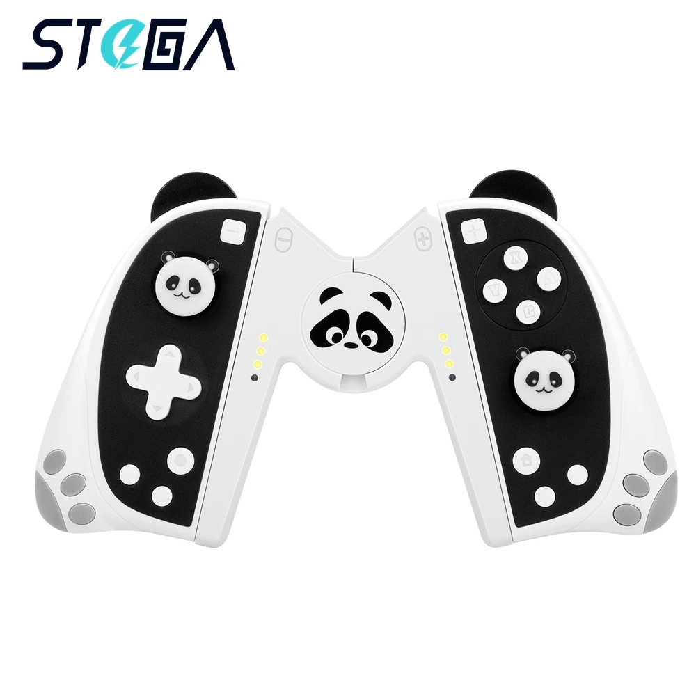 

Stoga Remote Wireless Controller Panda Gamepad For Nintendo Switch With 6-Axis Sensing And Real Vibration Feedback