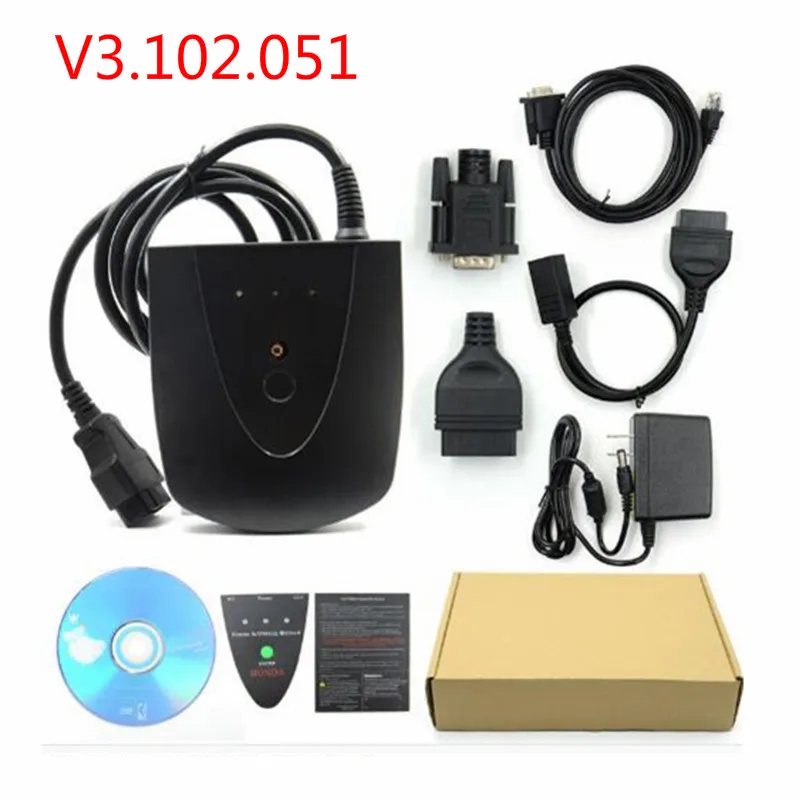 HDS V3.102.051 HIM сканер для Honda диагностический инструмент интерфейс многоязычный без