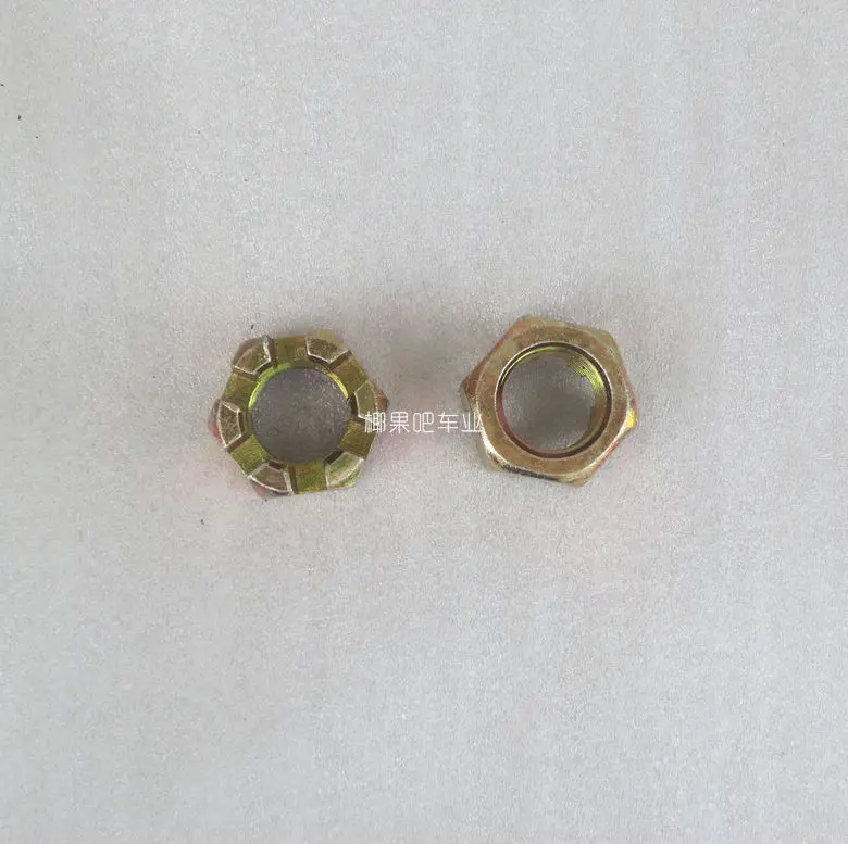 Go-Kart Accessories Beach Car Rear Axle Hub Flange Fasteners Ball Screw Nut Slotted | Автомобили и мотоциклы