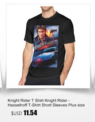 Knight Rider, футболка, футболка с изображением машины, звезды, Мужская Классическая футболка, с принтом, короткий рукав, ХХХ, 100 хлопок, забавная футболка