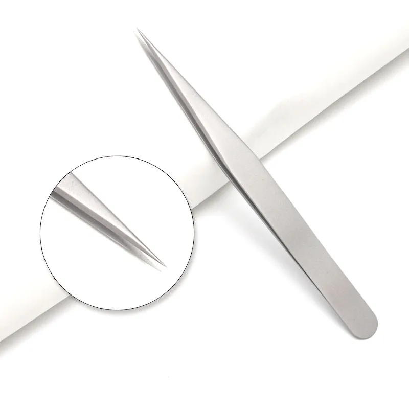 Пинцет для наращивания накладных ресниц из нержавеющей стали Немагнитный