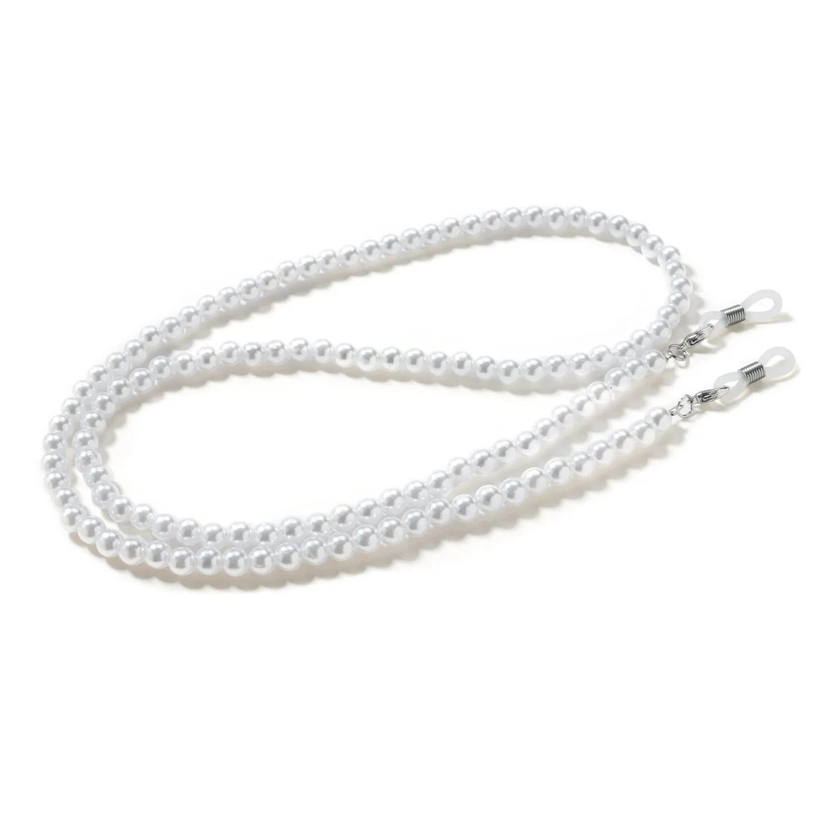 Бисером очки шнур Винтаж цепочка для очков имитация с жемчугом Нескользящая цепи