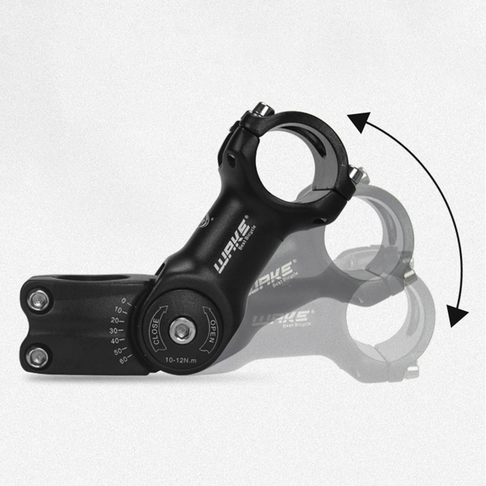 

Bike Stem 0-60 Degree Adjustable Bike Handlebar Stem Adapter Cycling Accessories for Mountain Road Bike
